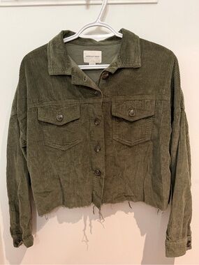 Women's XS - American Eagle Corduroy Cropped Jacket